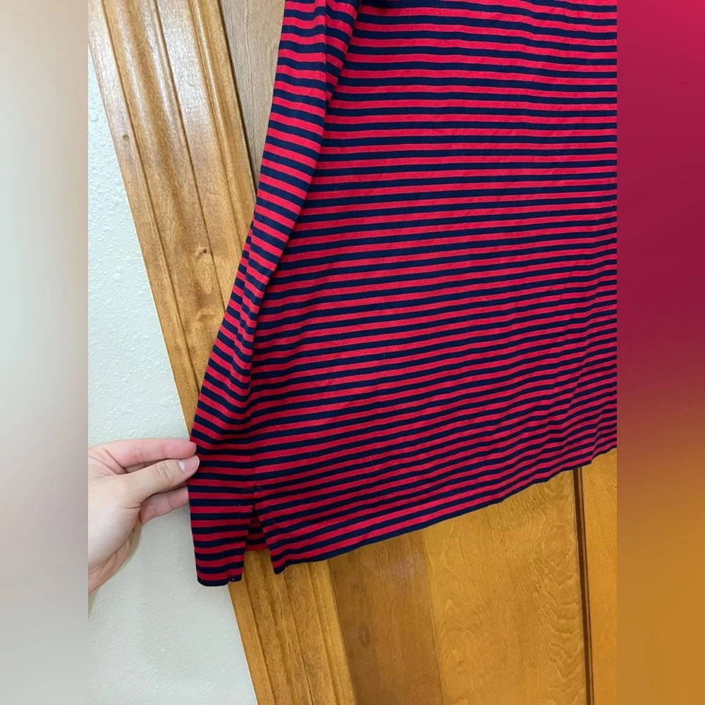 Polo Ralph Lauren Men’s Striped Casual Polo Shirt Size XXL NWT Red and Navy - Picture 6 of 12